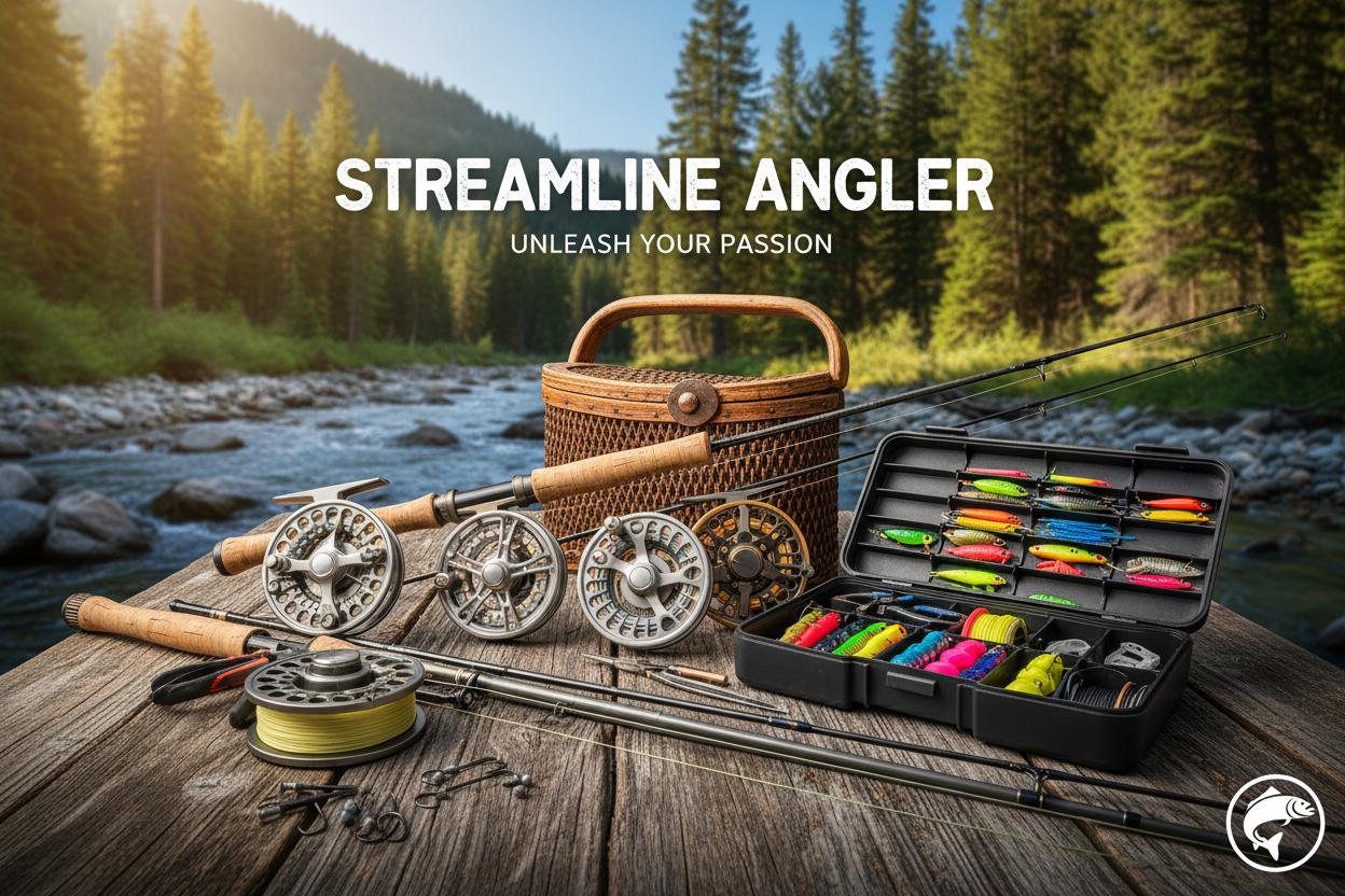 Fishing gear promotional banner